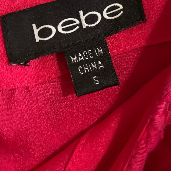 Bebe Hot Pink Dress - Picture 4 of 4